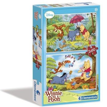 CLEMENTONI PUZZLE DISNEY WINNIE THE POOH 2 x 60 DIJELOVA (Pakiranje od 6 kom.)