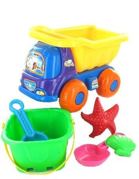 VELIKI SET ZA PLAŽU - MODEL KAMION KIPER (2 kom.)
