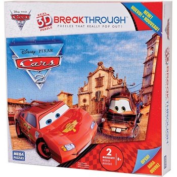 Megapuzzles Breakthrough 3D Auti 2 (Cars) - 50671AEG