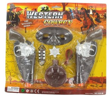 Western Cowboy set za igru (6 kom.)