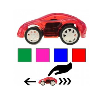 Mini automobil na povlačenje 5 cm (25 kom.)