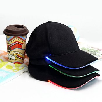 SVIJETLEĆA LED KAPA / PARTY KAPE - BOJA: LJUBIČASTA (12 kom.)