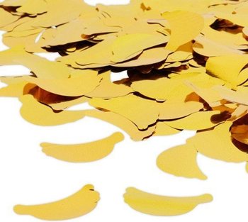 Konfeti top Banana &ndash; Boja: žuta - 40 cm - party popper (10 kom.)