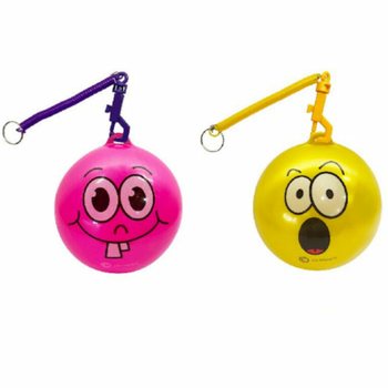 SMILEY LOPTA S UZICOM / BUNGEE LOPTA &Oslash;23 cm (10 kom.)