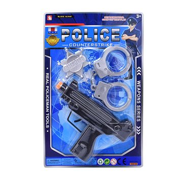 Policijski Set Igračaka sa Strojevom, Lisicama i Značkom (6 kom.)