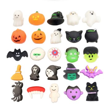 MIX HALLOWEEN SQUISHY FIGURICA U KANTICI (25 kom.)