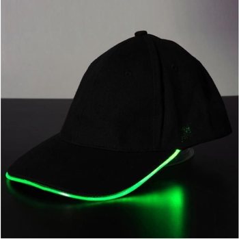 SVJETLEĆA LED KAPA / PARTY CAPS - BOJA: ZELENA (12 KOM.)