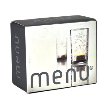MENU - Držač za čajne svijeće s matiranim uzorkom, set od 2 kom (1 set)