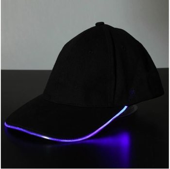 SVIJETLEĆA LED KAPA / PARTY KAPE - BOJA: LJUBIČASTA (12 kom.)