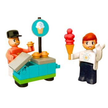 KIDS BRICKS FUN PARK - SET KOCKICA ZA SLAGANJE - 130 DIJELOVA (1 kom.)