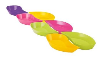 Zak! Designs Set Zdjela za Grickalice Flora Listovi, 7 Dijelova (1 set)