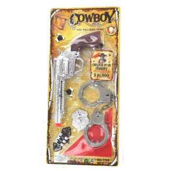 Kaubojski Set na Kartici - Model 7 (6 dijelova)