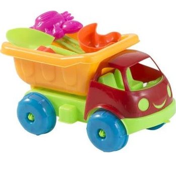 Set za Plažu Igračka Kamion Kiper 17 cm (10 kom.)