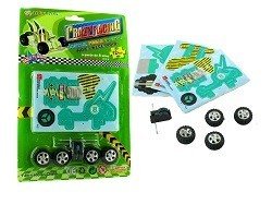 3D foam puzzle karting s motorom (24 kom)