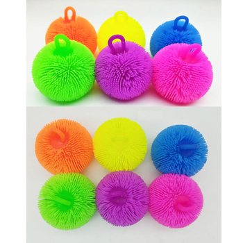 PUFFER LOPTICA JARKIH BOJA - 8CM - U DISPLAYU (12 kom.)
