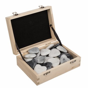 PRIRODNI KAMEN U OBLIKU SRCA - WORRY STONES (36 kom)
