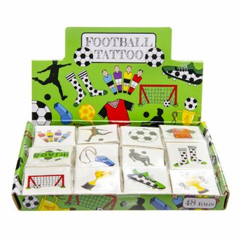 Fun Tattoo Nogomet - Display sa 48 paketića (12 tetovaža po paketu)