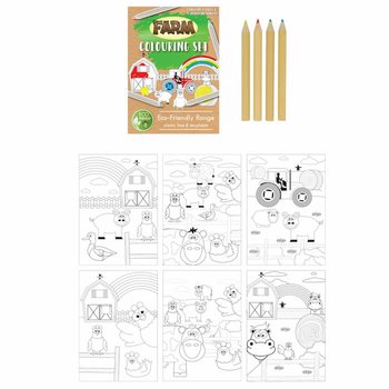 ECO FRIENDLY - Set za crtanje Farma (25 kom.)