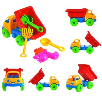 Set za Plažu Igračka Kamion Kiper 17 cm (10 kom.)