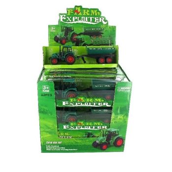 Traktor s Prikolicom u Display Kutiji (12 kom.)