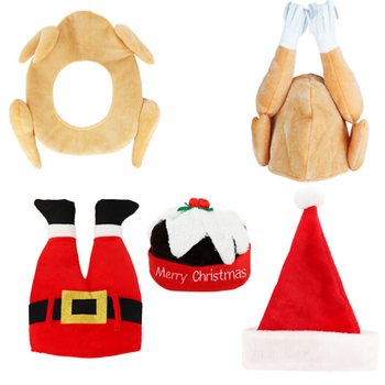 MIX LUKSUZNIH SMIJE&Scaron;NIH BOŽIĆNIH KAPA - XMAS CAPS (6 kom.)