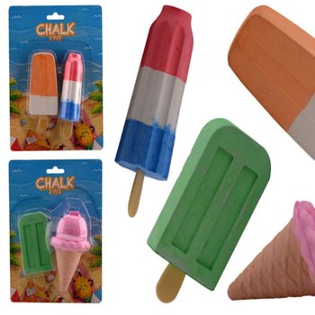 2 Velike Krede za Cestu u Obliku Sladoleda (12 kom.)