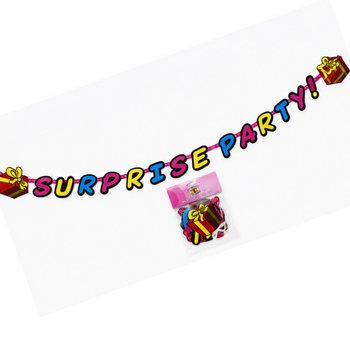 GIRLANDA SURPRISE PARTY - DULJINA: 180 CM (6 kom.)