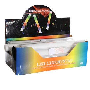 LED PJENASTI &Scaron;TAPIĆI - MULTIKOLOR PARTY &Scaron;TAP U DISPLAYU (24 kom.)