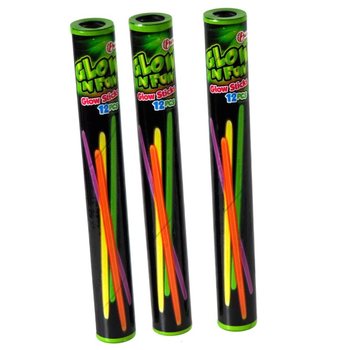 12 komada Svjetleće narukvice Glow Sticks u tubi (22 tube)