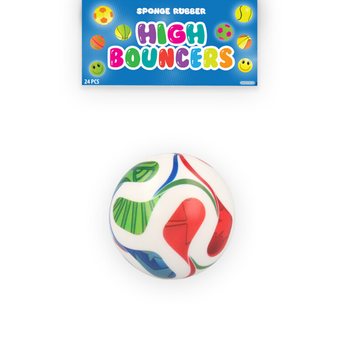 SKAKUTAVA LOPTICA HIGH BOUNCE NOGOMET - U DISPLAYU (24 kom.)