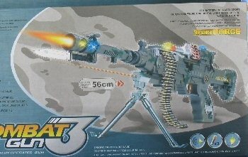 Igračka Mitraljez Combat sa Svjetlom i Zvukom - 56 cm