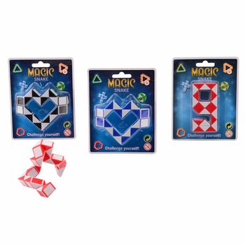 MAGIC SNAKE - 3D PUZZLE ZMIJA NA KARTICI (24 kom.)
