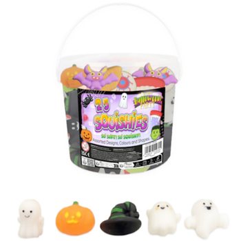 MIX HALLOWEEN SQUISHY FIGURICA U KANTICI (25 kom.)