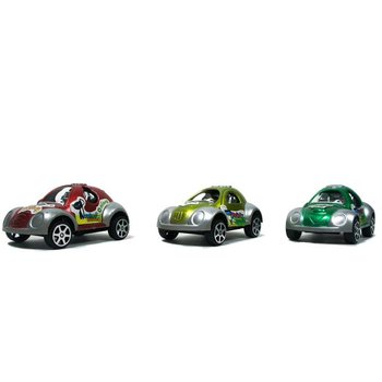 Set od 4 Automobila na Povlačenje Pull-Back u Kutiji