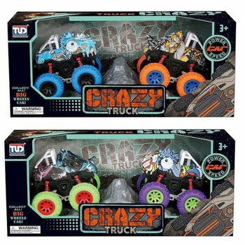 Set od 2 Monstertruck Dinosaura na Frikciju u Luksuznoj Kutiji - Mix Boja