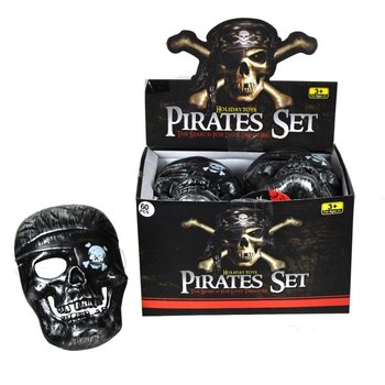 Piratske Maske s Lubanjom u Displayu (58 kom.)