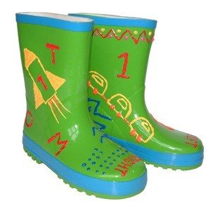 FUNKY WELLIES - OBOJI SVOJE GUMENE ČIZME - ZELENA / VELIČINA: 28