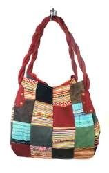 B-FAIR Patchwork Torba Mala Crvena