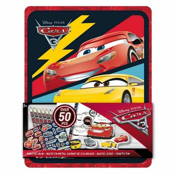DISNEY CARS 3D Set za Kreativno Izražavanje u Limenoj Kutiji (12 kom.)