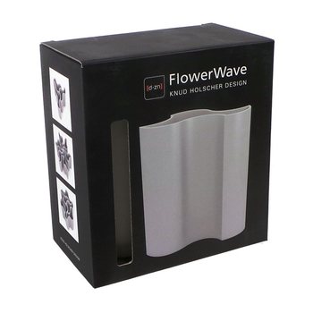 D-ZN - Vaza za Cvijeće FLOWERWAVE - Bijela (1 kom.)
