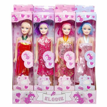 LUTKA ELODIE U KUTIJI S PROZOROM I IZLOŽBENOM STALKU (12 kom.)