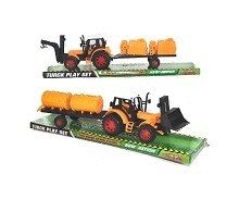 Igračka traktor s prikolicom na blisteru (2 kom.)