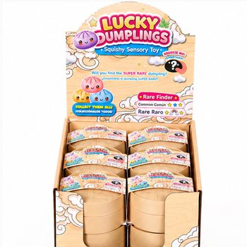 RAGE - LUCKY DUMPLINGS - Squishy Bun Dumplings VELIKI Dim. 8.5 x 8.5 x 4.8 Cm - U DISPLAYU (12 kom.)