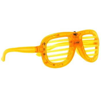 SHUTTER SHADES NAOČALE S OSVJETLJENJEM - BOJA: ŽUTA (12 kom.)
