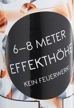 Konfeti top &ndash; Boja: Narančasta/Srebrna 40 cm - shooter za rođendane (10 kom.)