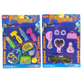Igraći set Fun Galore za djevojčice na kartonu 30cm (12 kom.)