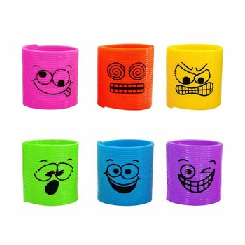 Mini Slinky Spirala Funny Faces Ø3.5 cm (6 kom.)