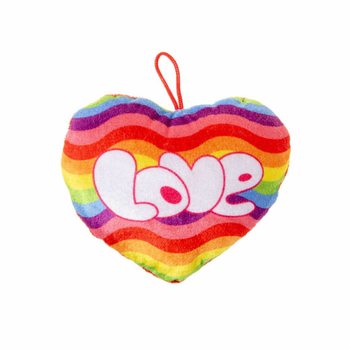 Plišano Duginim Bojama Love Srce (24 kom.)