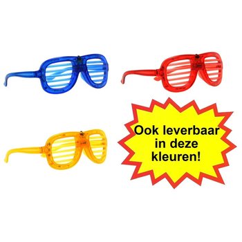 SHUTTER SHADES NAOČALE S LED OSVJETLJENJEM - BOJA: ZELENA (12 kom.)