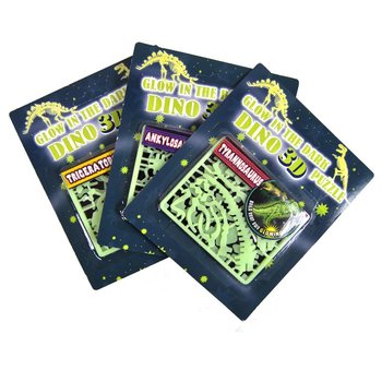 Svijetleće 3D dino puzzle u mraku (24 kom.)